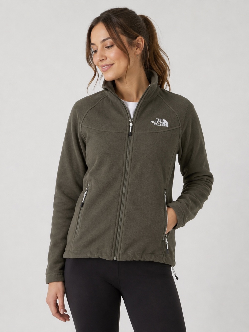 North Face Women's Apex Bionic Soft Shell Jacket, brown color Size Large
